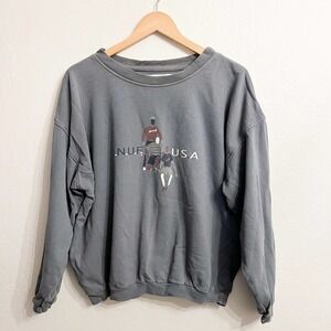 ENUF USA Vintage Sweatshirt Blue Gray XL/L